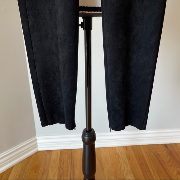 Zara Basic size small faux suede pants black - Picture 8 of 12